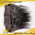 Top Beauty 13"x4" Three Part Natural Straight Cheap Indian Remy Hair Ear To Ear Lace Frontal With Natural Baby Hair